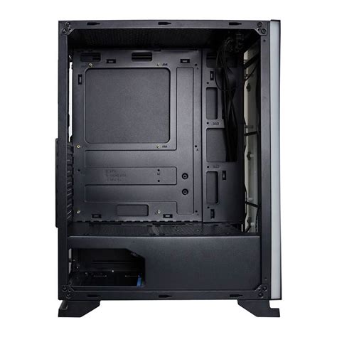 Gabinete Gamer Bluecase BG 028 RGB Lateral Acrílico Preto