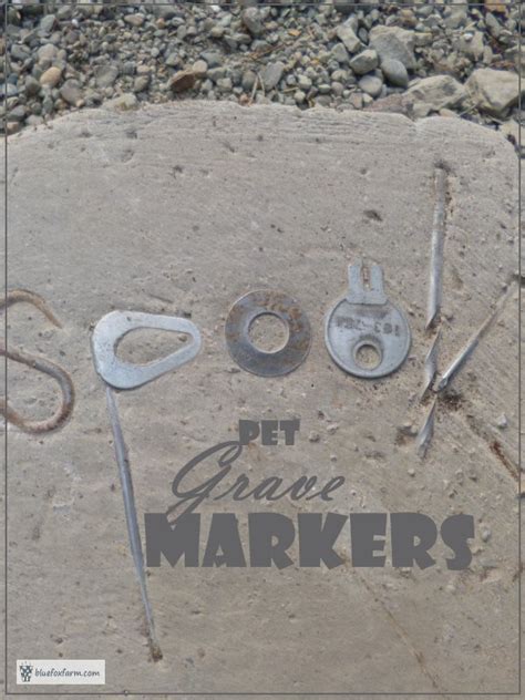 Pet Grave Marker - build your own pet grave memorial headstone