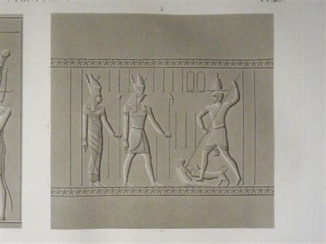 Description De L Egypte Denderah Tentyris Bas Reliefs Du Grand