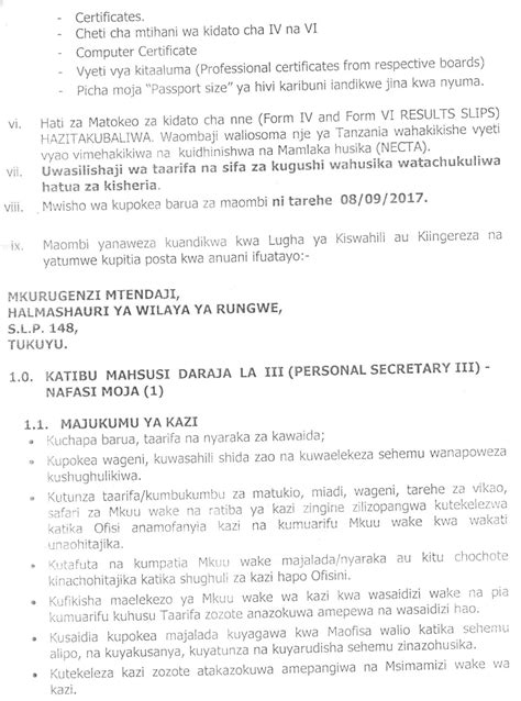 Jobs At Rungwe Tanzania 11 Jobs Ajira Portal 2021 Nafasi Za Kazi