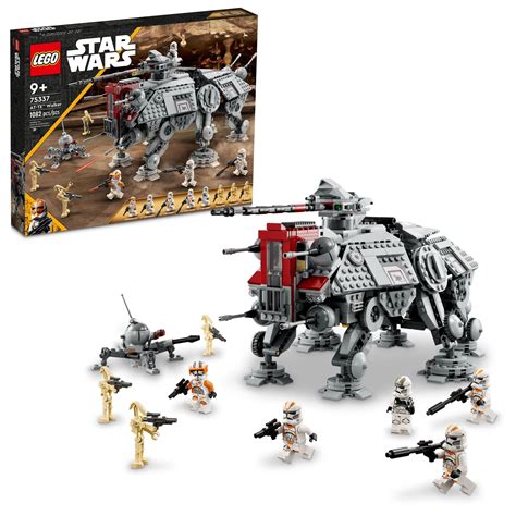 Lego Star Wars At Te Walker 75337 Building Toy Set For Kids Boys And