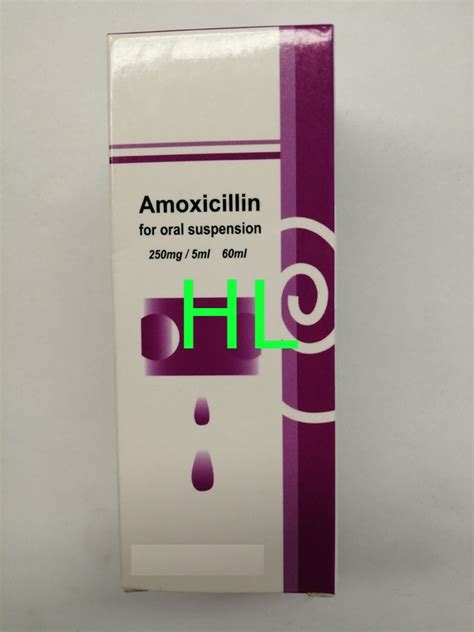 Amoxicillin Dry Suspension Mg Ml Ml Treatment Of Infections