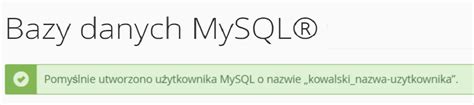 Jak Utworzy Baz Danych Mysql W Cpanel Domenomania Pl