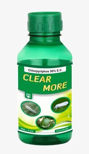 Liquid Chlorpyriphos 50 Ec Insecticide Bottle At Rs 375 Litre In Rajkot