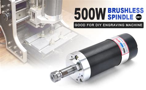 Daedalus CNC Brushless Spindle Motor Kit 500w ER11 48V DC 12000RPM