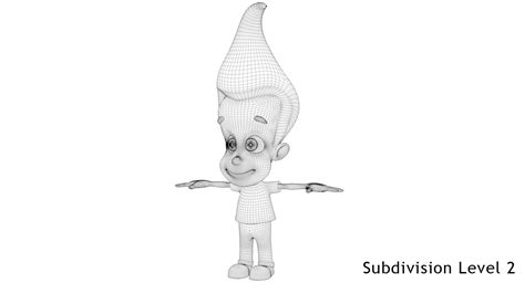 Jimmy Neutron 3d Model 119 Obj Fbx Dae 3ds C4d Free3d