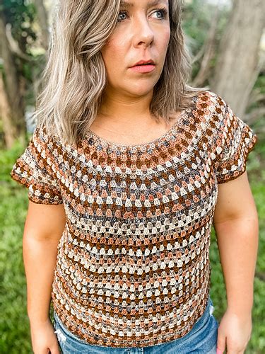 Ravelry Scrappy Granny Tee Pattern By Emily Marie Davies