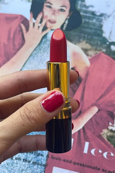 I Tested Revlons Fire And Ice Shade Retro Red Lipstick