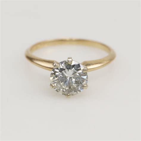 Kt Gold Diamond Engagement Ring Property Room