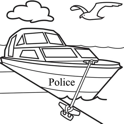 21 Printable Boat Coloring Pages Free Download