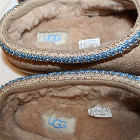 Ugg Shoes Nib Ugg Mens Tasman Suede Shearling Lined Slip On Slippers Poshmark