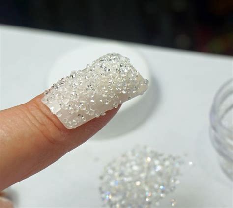 Clear Crystals For Nails Premium Pixiecrystals Wedding Nails Art