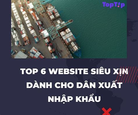 TopTip Top 6 Trang Web Đỉnh Cao Dành Cho Những Ai Đam Mê Xuất Nhập