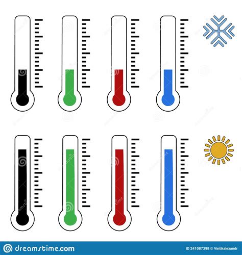 白色背景中突显的温度计图标 向量例证 插画 包括有 例证 评定 仪器 控告者 符号 设备 冻结 241087398