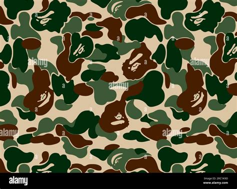 Digital Camouflage Seamless Patterns Forest Hi Res Stock Photography