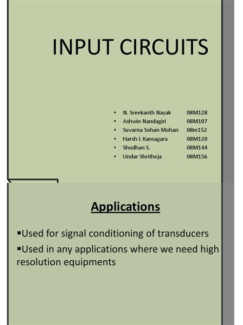 Pdf Input Circuits Dokumen Tips