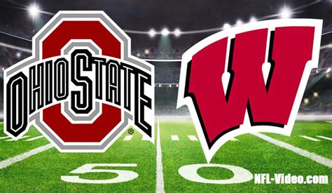 Ohio State Vs Wisconsin Football Week 9 2023 Full Game Replay Ncaa