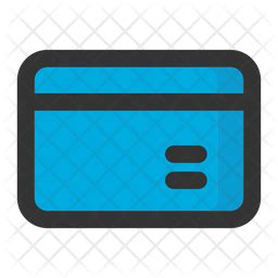 Debit Card Icon - Download in Colored Outline Style