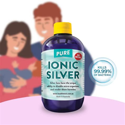 Sale Healthwest Pure Ionic Silver 500ml Silver Ion Technology