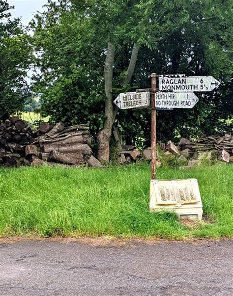 Fingerpost In Cwmcarvan Monmouthshire Jaggery Cc By Sa 2 0