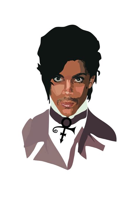 Prince Art Print With Symbol - Etsy