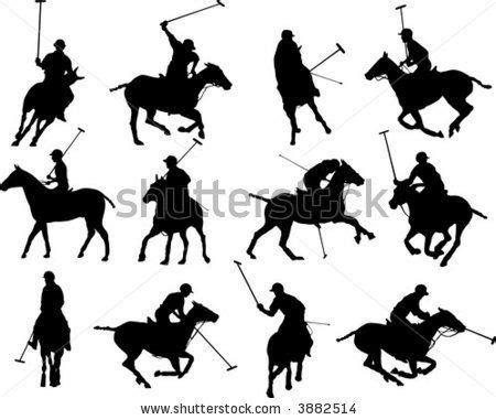 Polo Silhouettes Stock Vector Royalty Free 3882514 Shutterstock Artofit