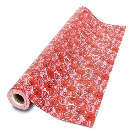 Papier Cadeau Roses Lwc 0 70 X 50m RETIF