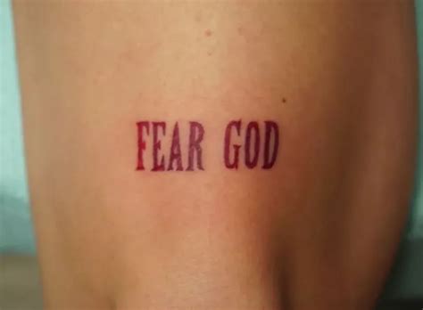 Top Fear God Tattoo Ideas That Are Spiritual God Tattoos Fear