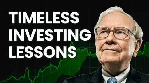 3 Investing Lessons From Warren Buffett Advice For Beginners YouTube