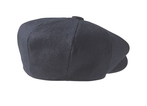 Peaky Blinders - Melton Wool - Navy Blue Newsboy Cap