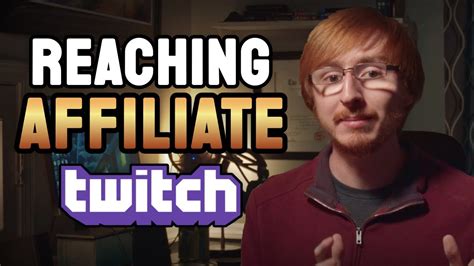 How I Reached Twitch Affiliate A Streamer S Guide Youtube