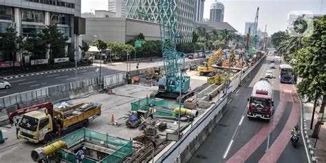 Foto Memantau Progres Pembangunan Mrt Fase A Photo Liputan