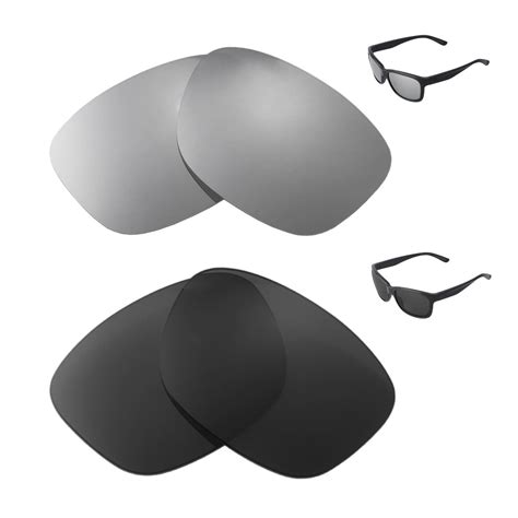 New Walleva Black And Titanium Polarized Replacement Lenses For Oakley