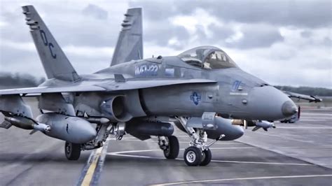 USMC Flight Line Ops F A 18 Hornets F 22 Raptors Takeoff YouTube