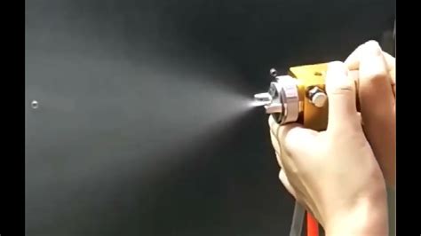 A100 Air Atomizing Nozzle Small Automatic Spray Gun Jeltecn Youtube