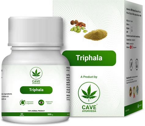 Cave Ayurveda Triphala Capsules At Rs Bottle Triphala Capsule In