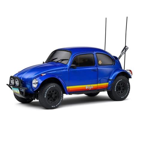 Miniatura Carro Volkswagen Beetle Fusca Baja Azul