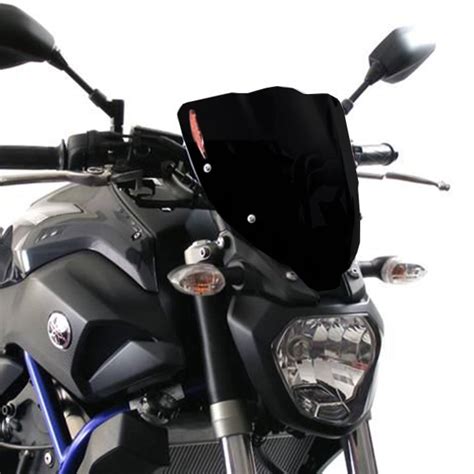 Powerbronze Low Naked Low Solid Black Screen Yamaha Mt