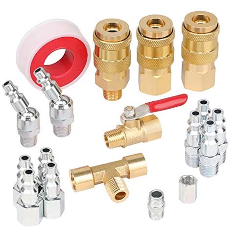 Hromee Pieces Air Coupler And Plug Kit Inch Npt Air Hose