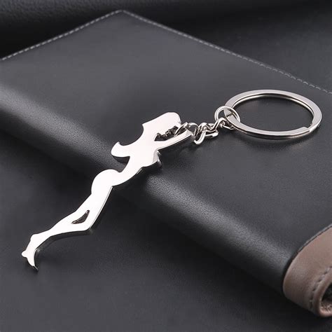 Sexy Beauty Girl Bottle Opener Key Ring Keychain