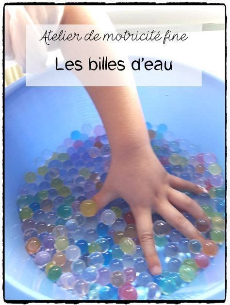 D Couverte Des Perles D Eau Une Activit Sensorielle Qui Permet De