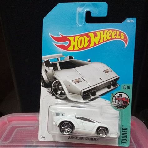 Jual Hot Wheels Lamborghini Countach Putih Shopee Indonesia