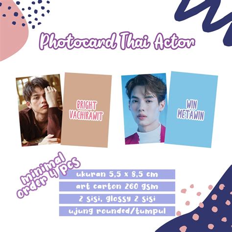 Jual Photocard Actor Thailand Raikantopeni Thai Aktor Shopee Indonesia