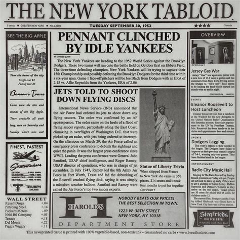 Newsprint Glassine Sheets New York Tabloid X Wax Paper