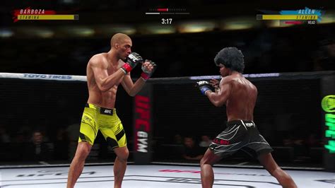 Ufc 4 Career Mode Beatdown Barbosa Gets Finished Youtube