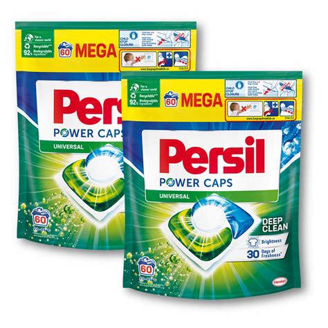 Persil Power Caps Universal kapsułki do prania białego 2x60szt