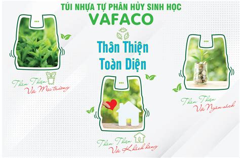 Túi ni lông thân thiện với môi trường Vafaco CÔNG TY CỔ PHẦN BAO BÌ