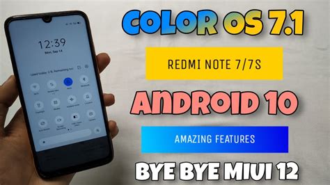 Color OS 7 ON Redmi Note 7 7S ANDROID 10 All New Features Working