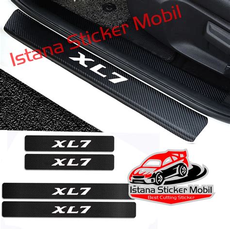 Jual Sticker CARBON 3D PELINDUNG MOBIL SUZUKI XL7 SILLPLATE SILL PLATE