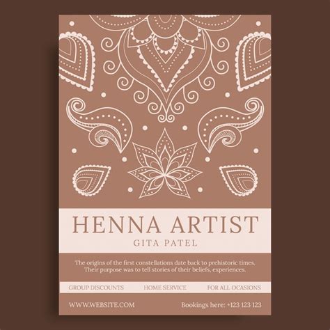 Im Genes De Plantilla Henna Descarga Gratuita En Freepik